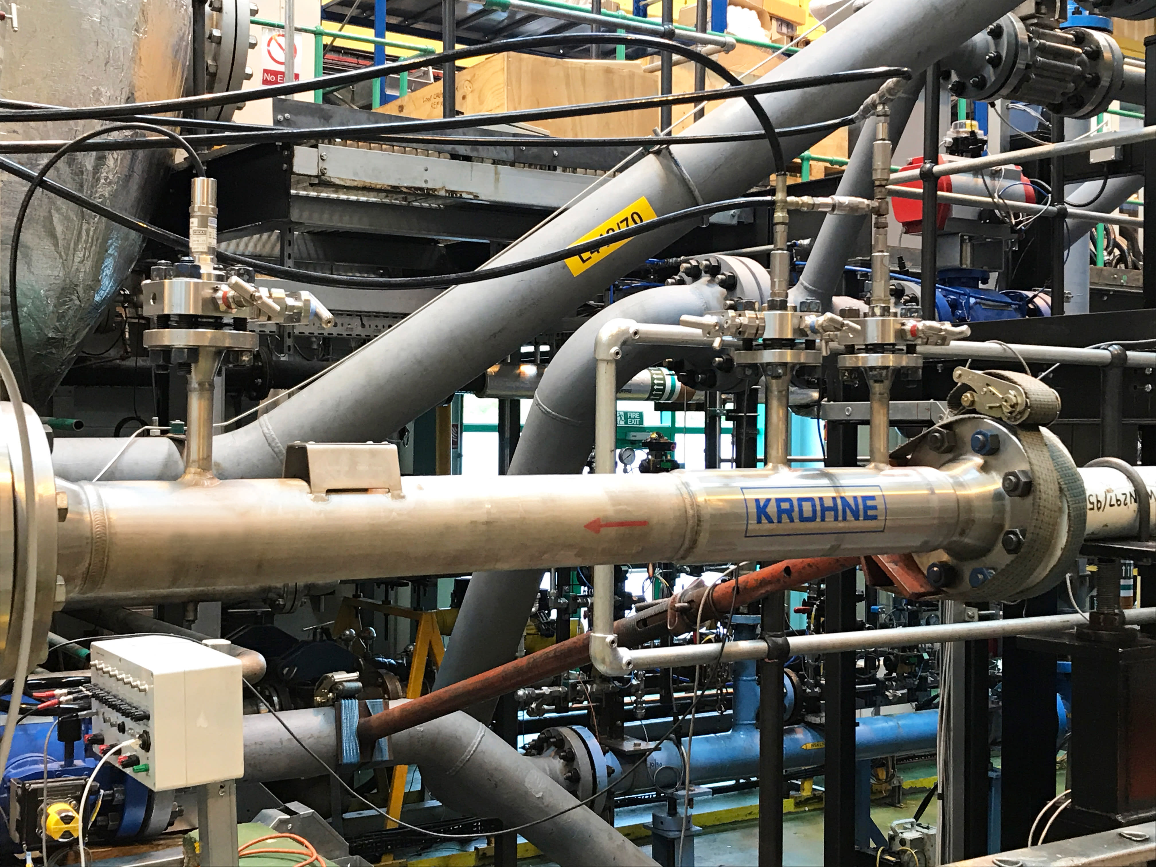 Calibración de un sistema Venturi de gas húmedo en una fábrica