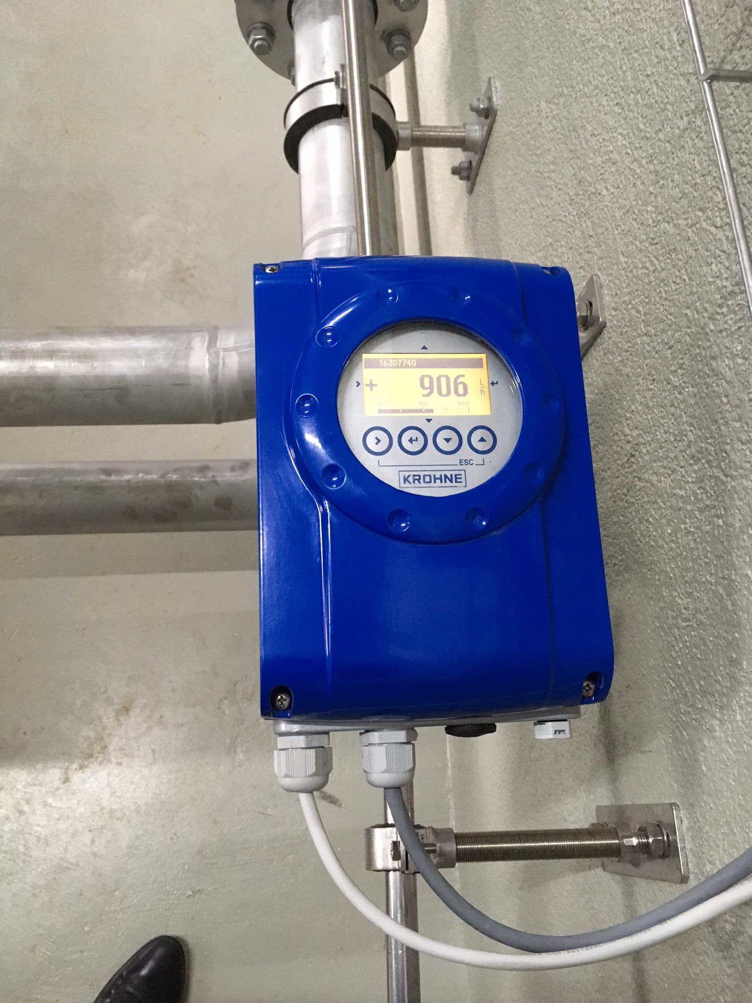 Flocculant measurement with the OPTIFLUX 1050 C