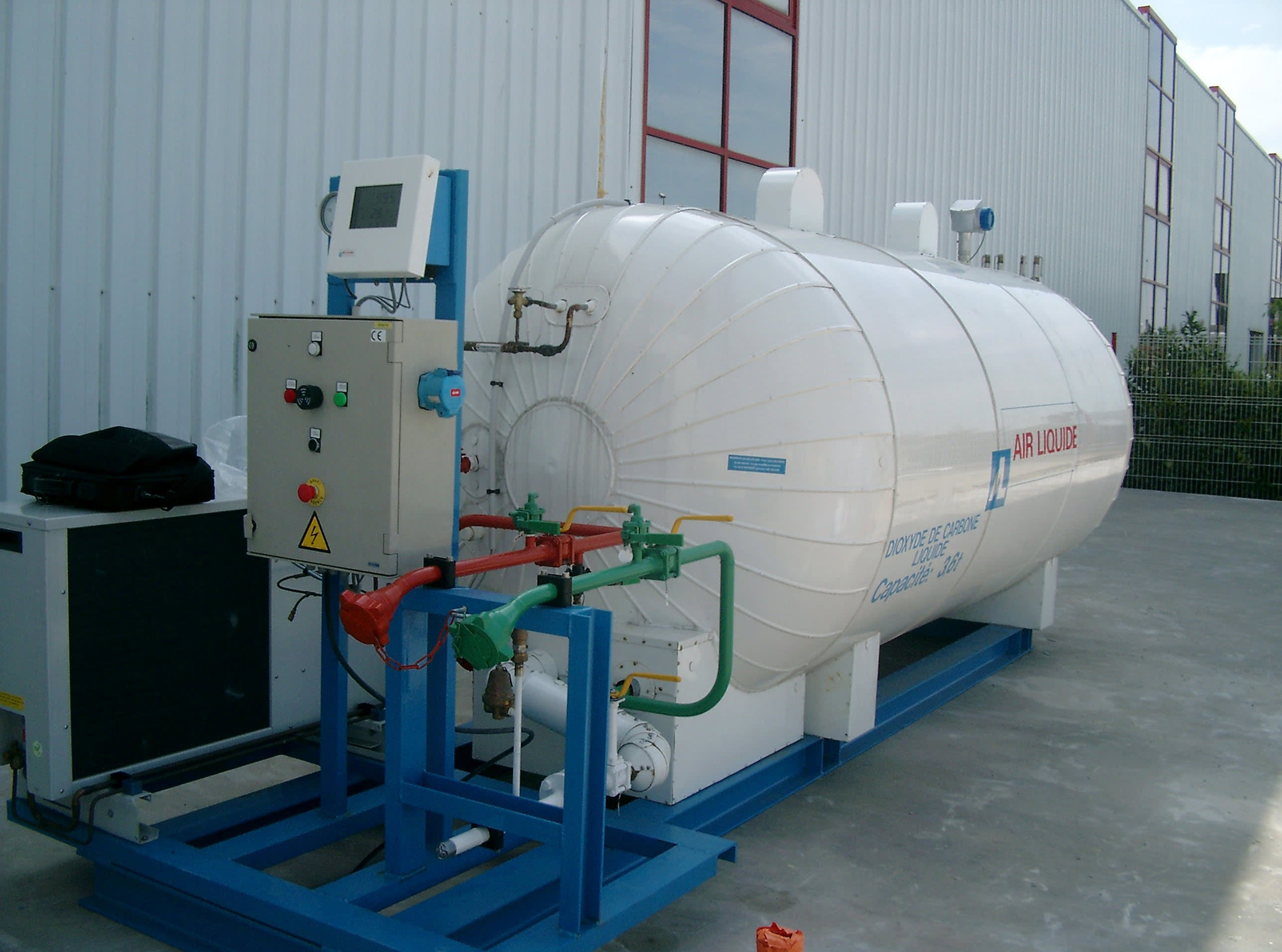 Level measurement on Carbon Dioxide tanks at AIR LIQUIDE