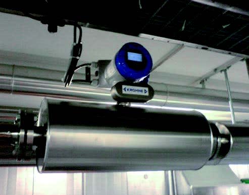 OPTIMASS 1300 C in a vegetable oil pipeline