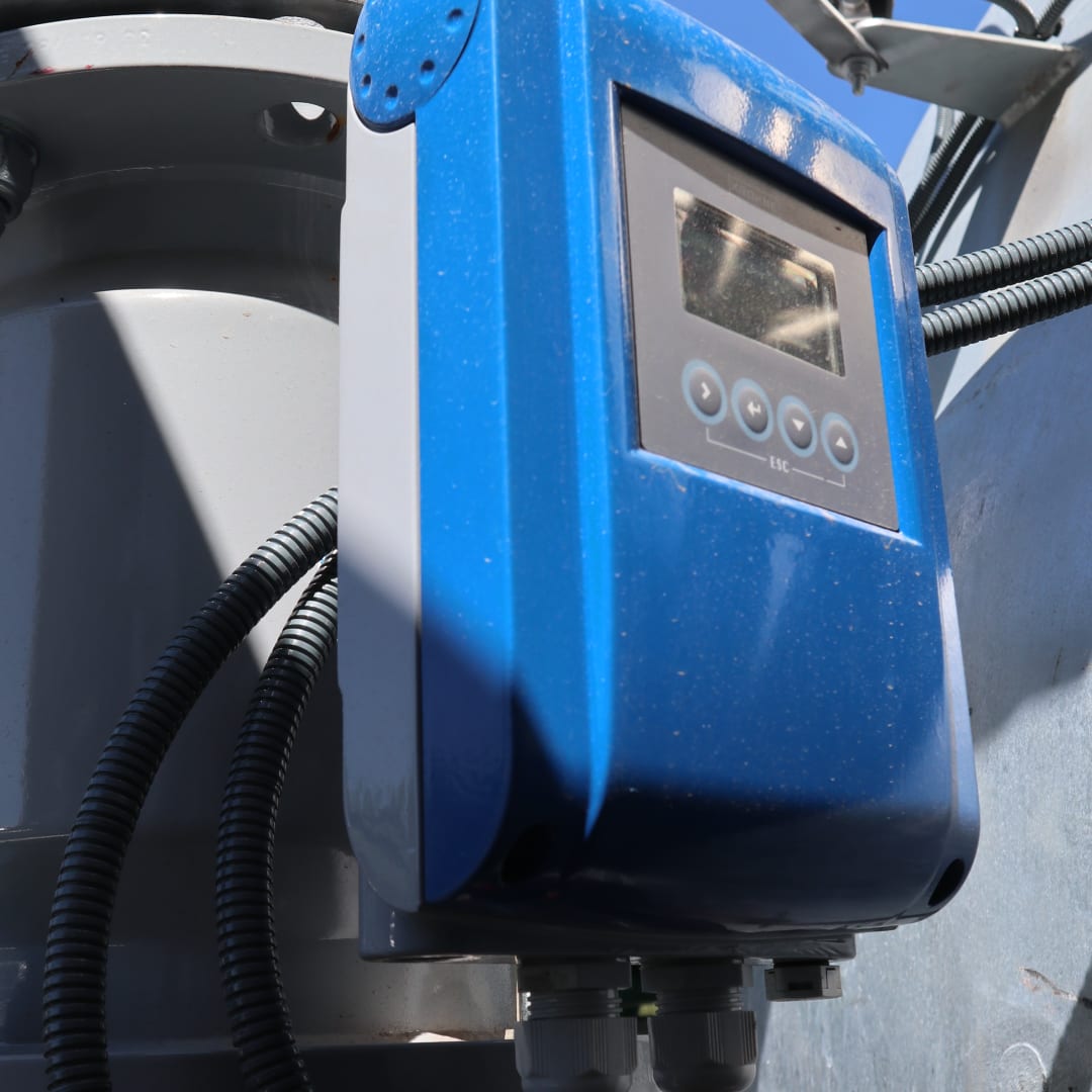 Flow measurement of liquid manure with the OPTIFLUX 2100