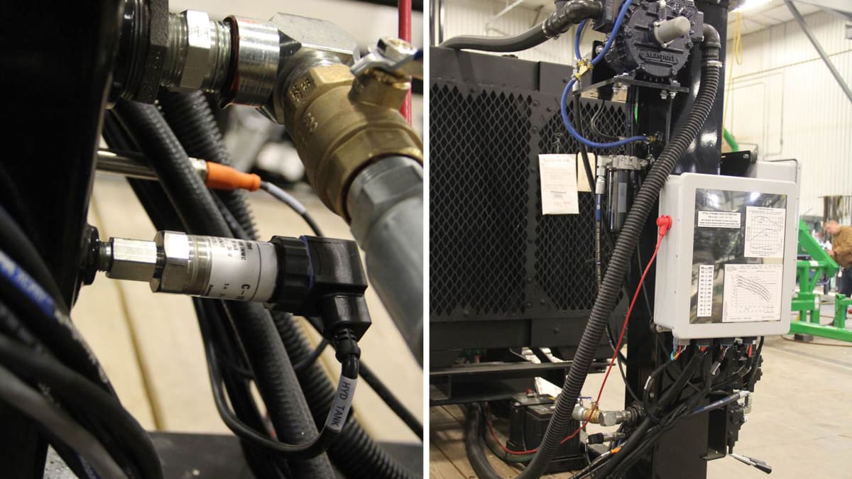 Temperature control of a hydraulic oil reservoir KROHNE Iceland