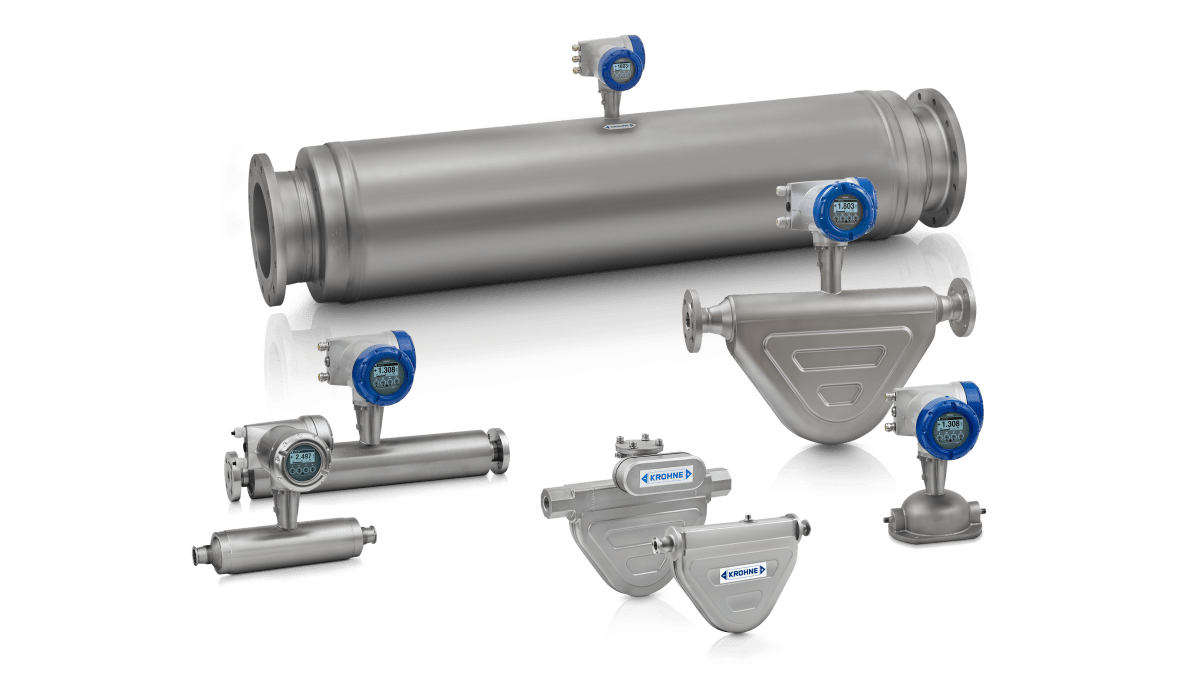Coriolis mass flowmeters KROHNE Group
