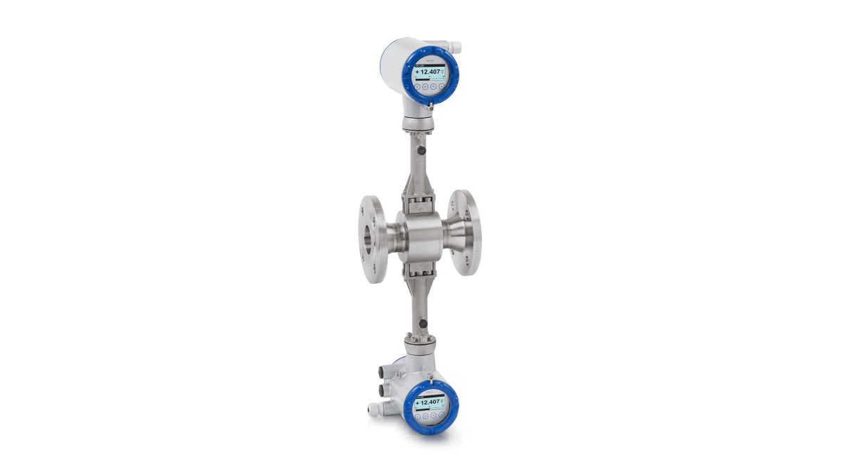 Vortex flowmeter with one process connection for SIL 3 applications