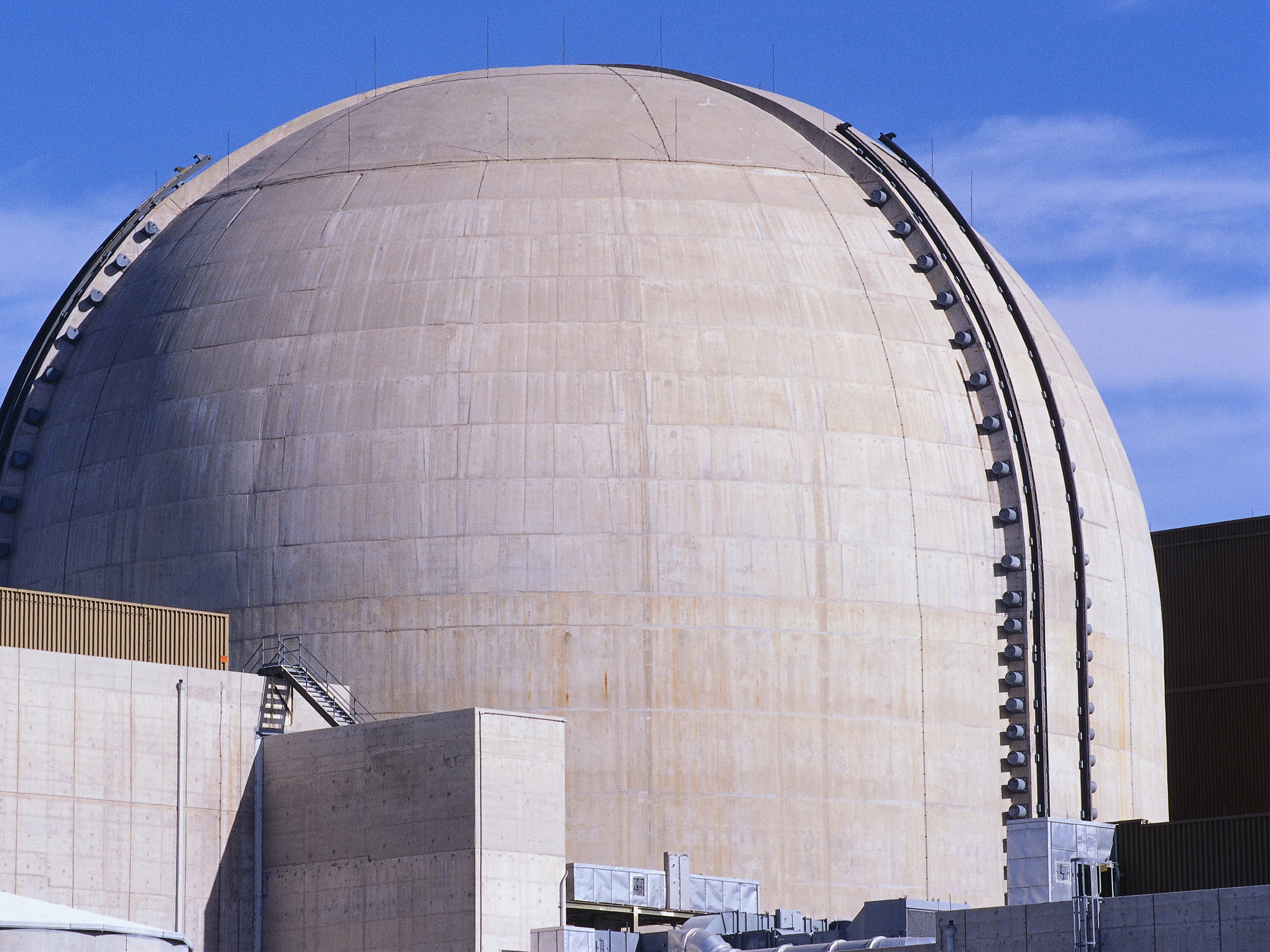 Nuclear industry Conrete dome of a nuclear power plant