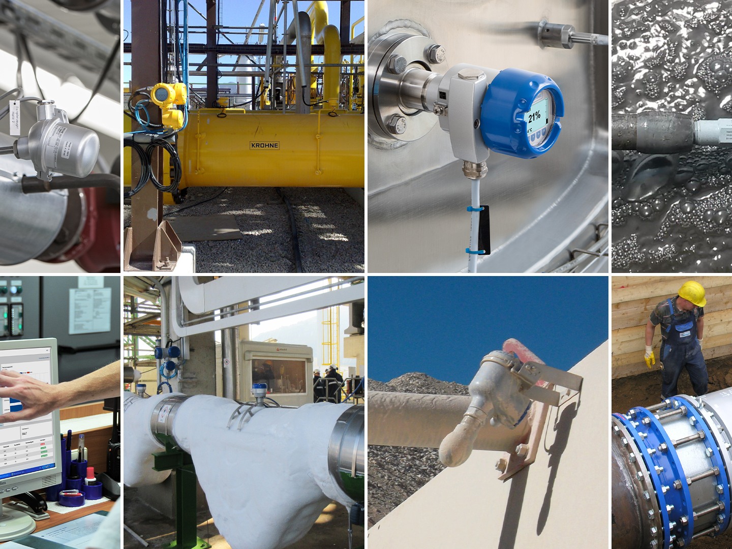 Case studies Different measurement applications with krohne products
