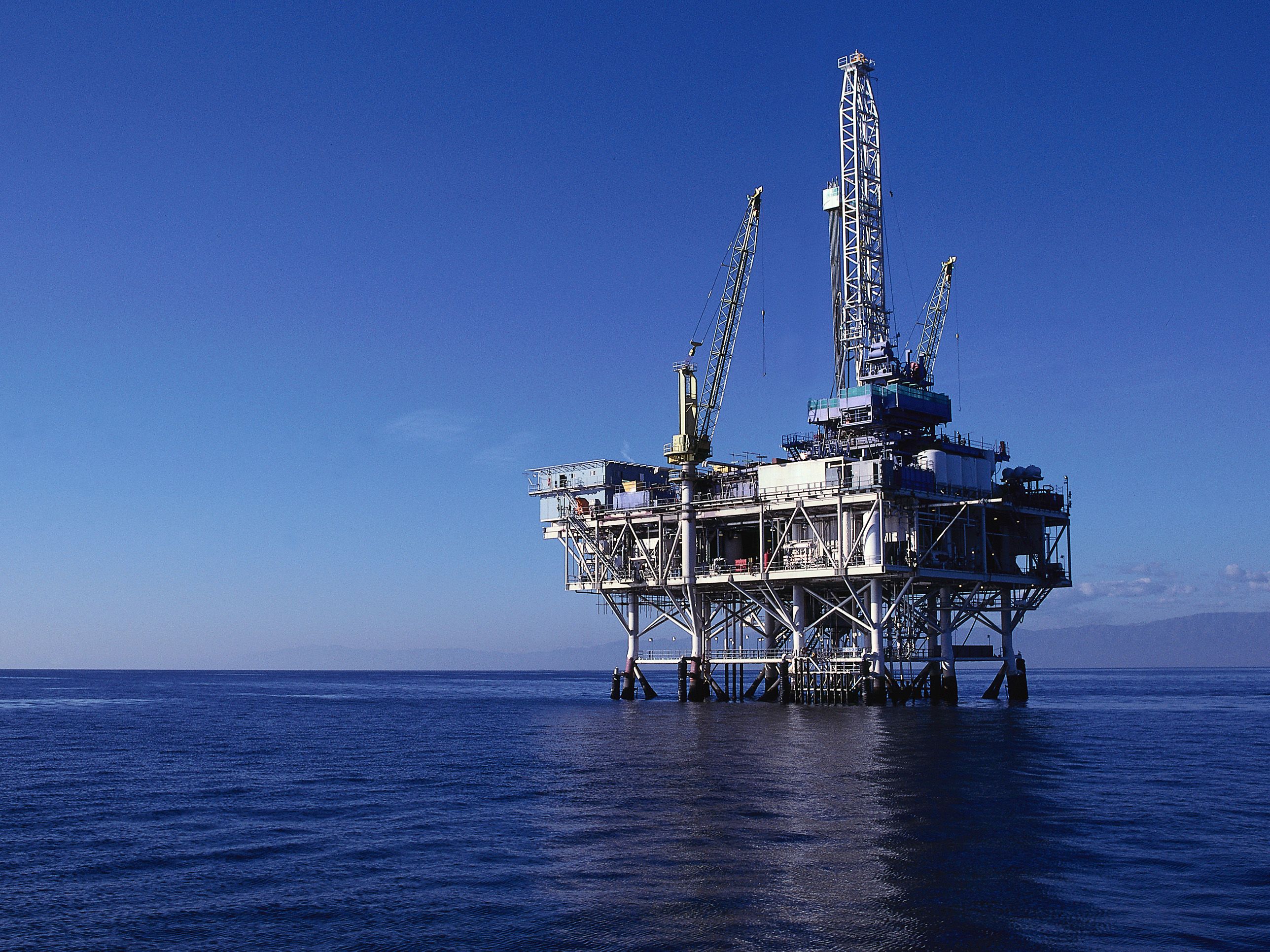 Industria del petróleo y gas Off-shore oil rig