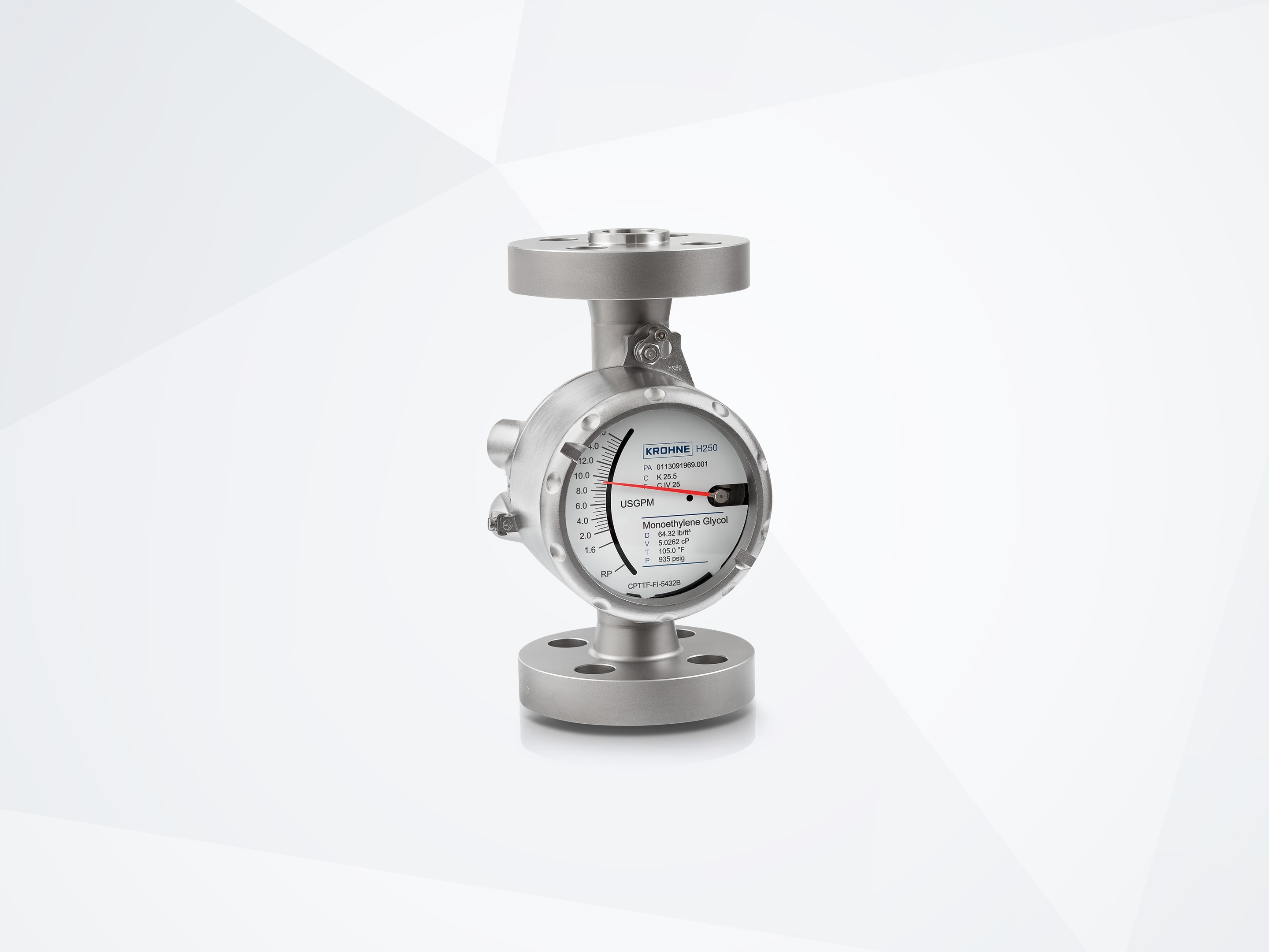 H250 M40R H250 M40R Variable area flowmeter– Heavy duty version