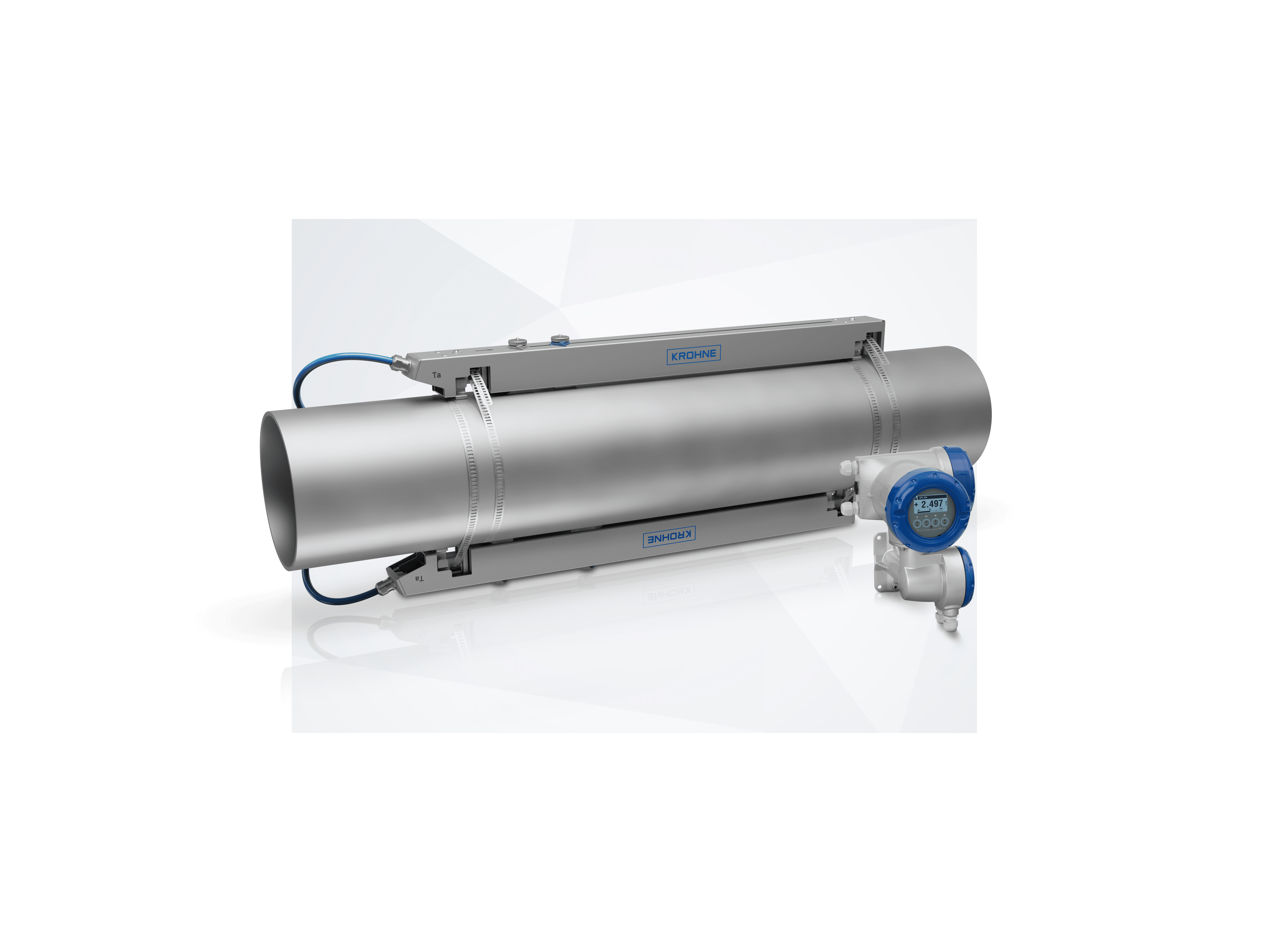 OPTISONIC 6300 F medium sensor rail (x-mode) OPTISONIC 6300 – Version with medium sensor rail and UFC 300 F signal converter