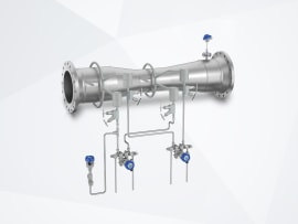 venturi flowmeter manifolds pressure transmitter temperature sensor کرونه ( KROHNE )