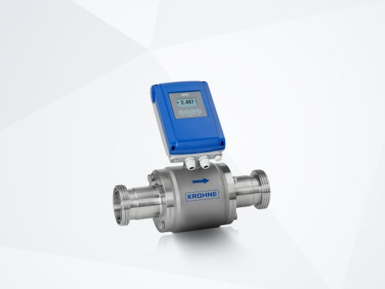 OPTIFLUX 6100 C Electromagnetic flowmeter – Versi ringkas dengan sambungan higienis (DIN 11851)
