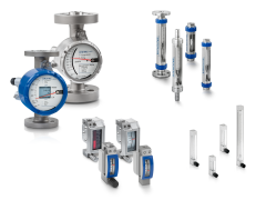 A collection of variable area flowmeters from KROHNE