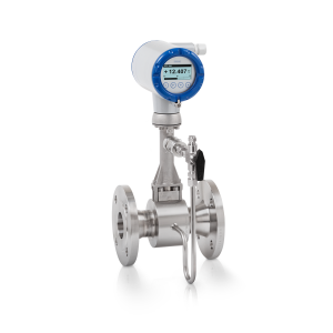 OPTISWIRL 4200 OPTISWIRL 4200 C Vortex flowmeter – Compact version with integrated pressure / temperature compensation, shut-off valve and flange