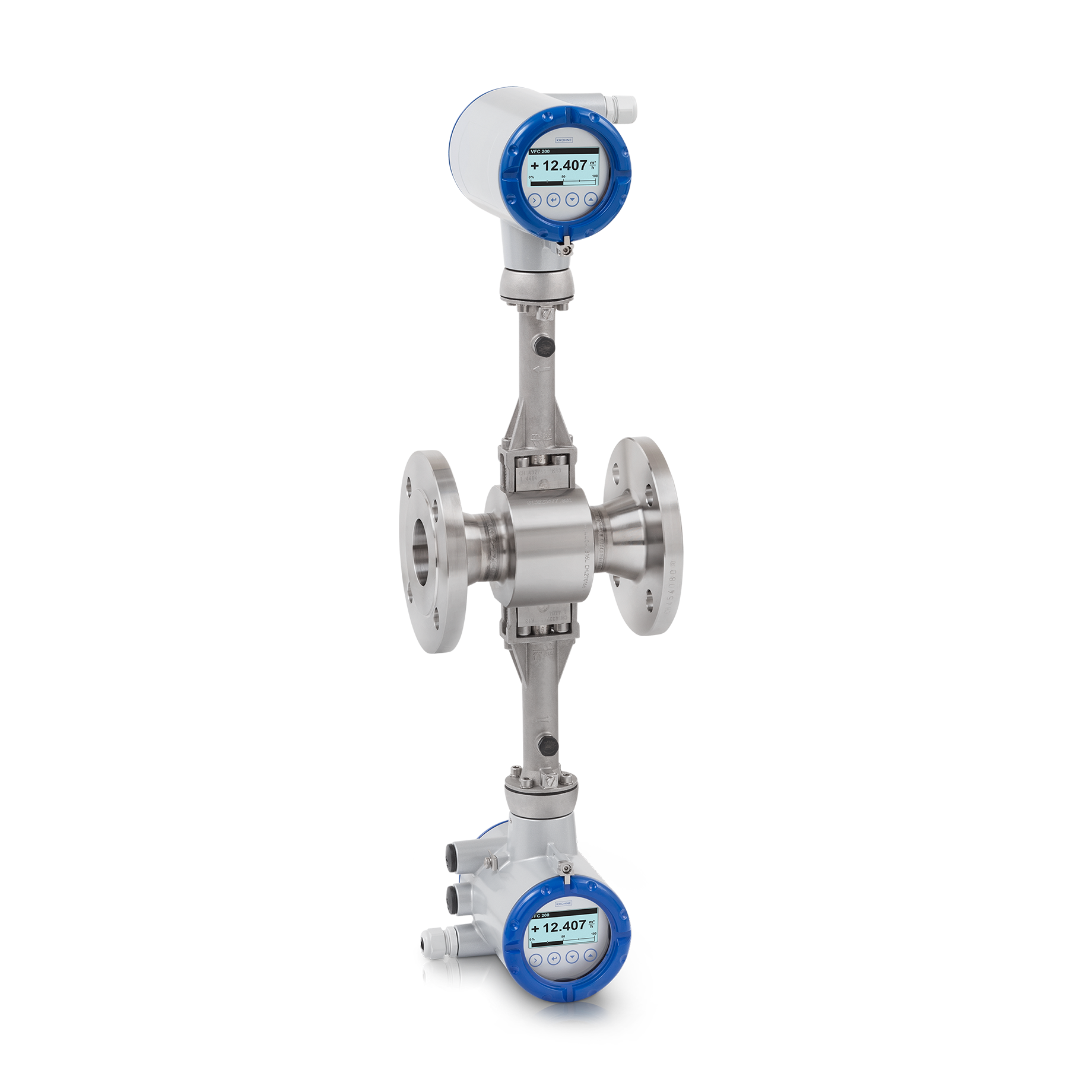 OPTISWIRL 4200 Dual OPTISWIRL 4200 Dual Vortex flowmeter – Version with two sensors and two converters