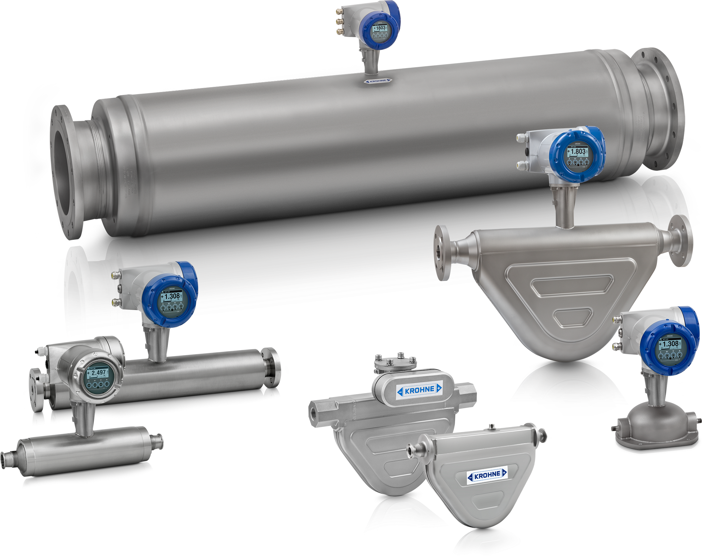 Coriolis mass flowmeters A collection of coriolis mass flowmeters from KROHNE