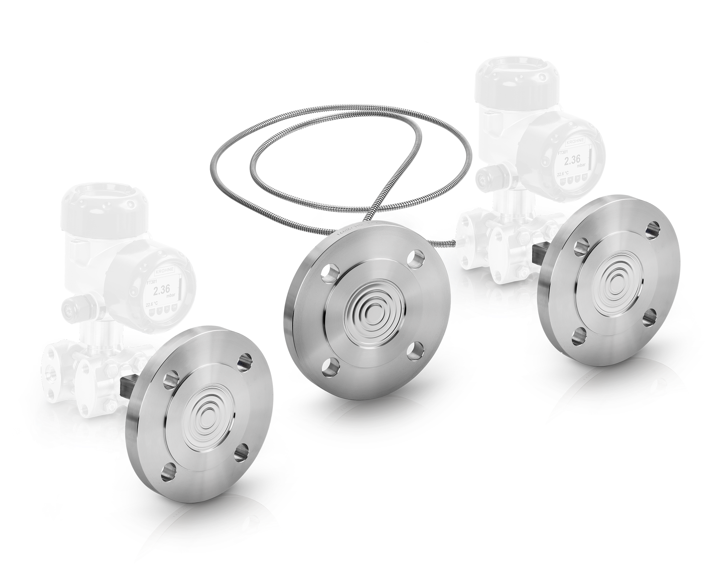 Diaphragm seals A collection of diaphragm seals from KROHNE