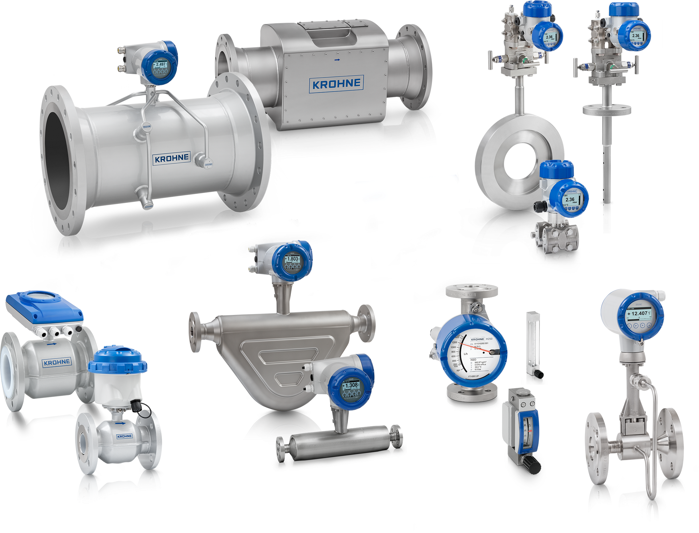 Flowmeters A collection of flowmeters from KROHNE