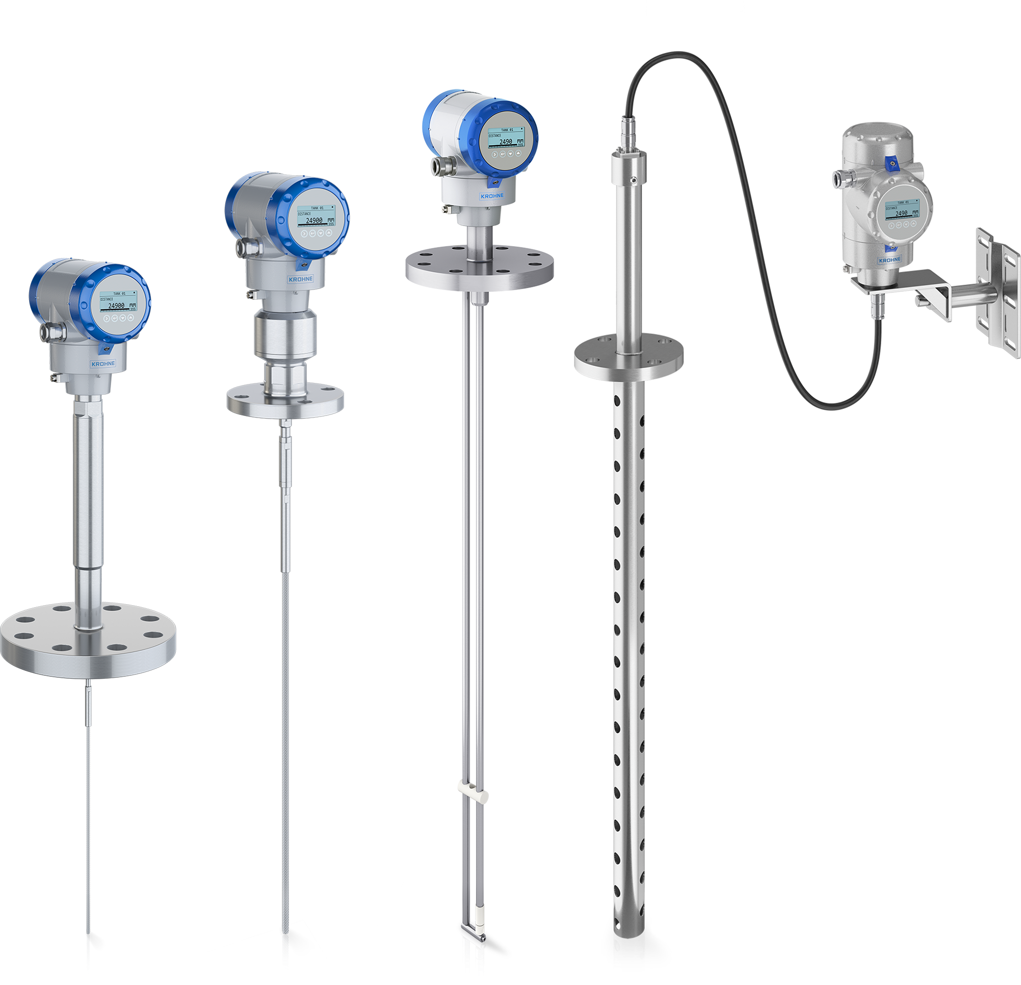 Рефлекс-радарные (TDR) уровнемеры A collection of guided radar (tdr) level transmitters from KROHNE
