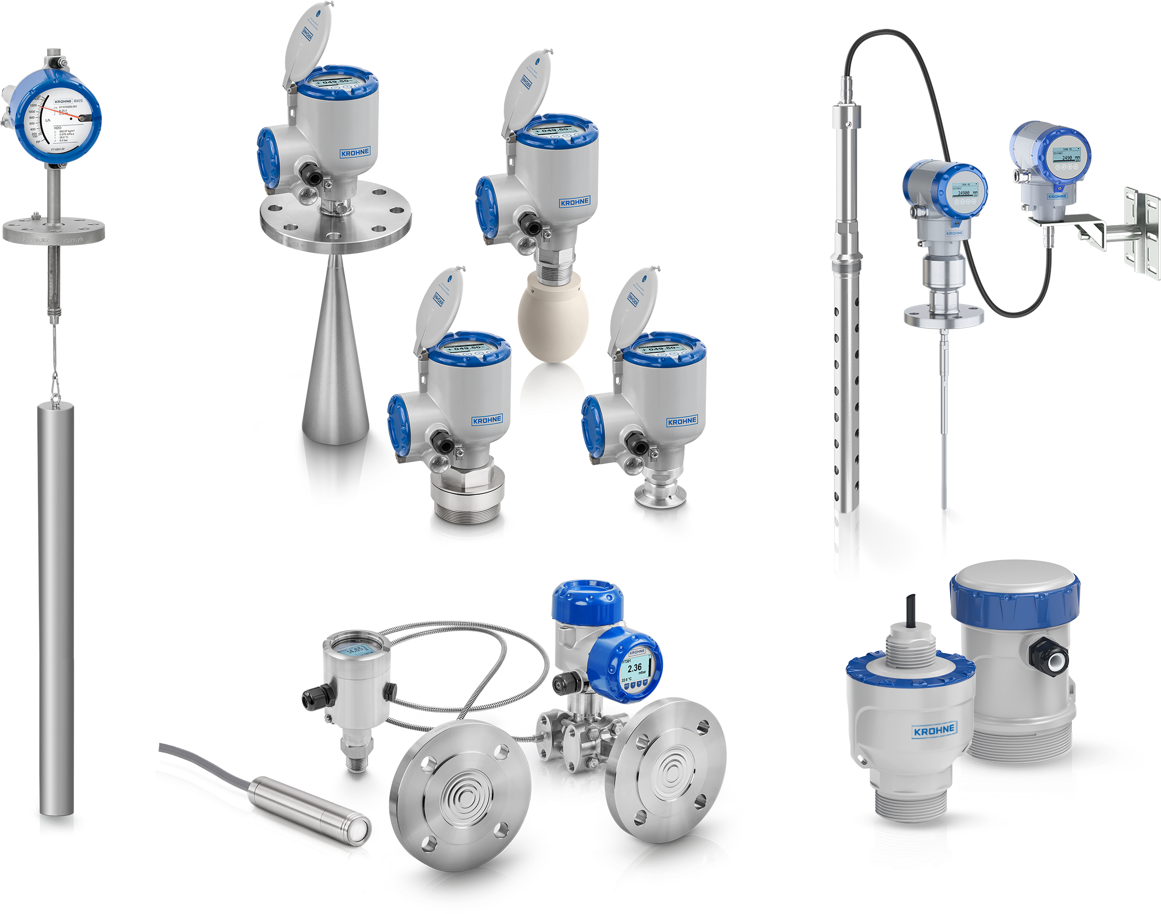 Level transmitters A collection of level transmitters from KROHNE