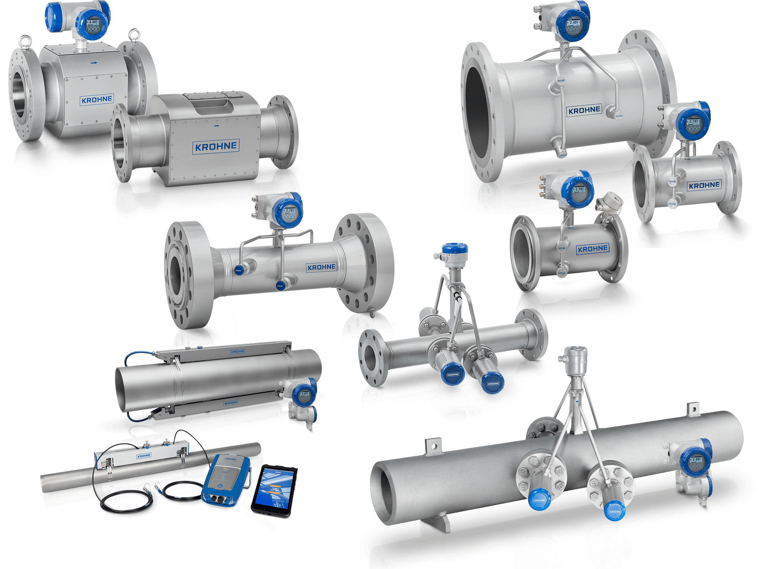 Ultrasonic flowmeters A collection of ultrasonic flowmeters from KROHNE
