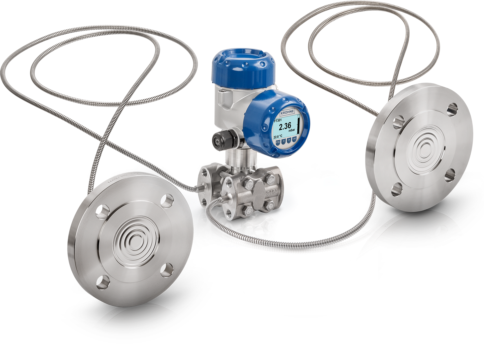 OPTIBAR DP 7060 avec séparateur à membrane Transmetteur de niveau de