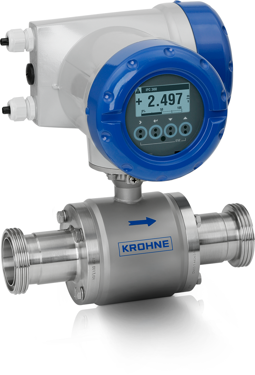 OPTIFLUX 6300 OPTIFLUX 6300 C Electromagnetic flowmeter – Compact version with aluminium housing and hygienic connection (DIN 11851)