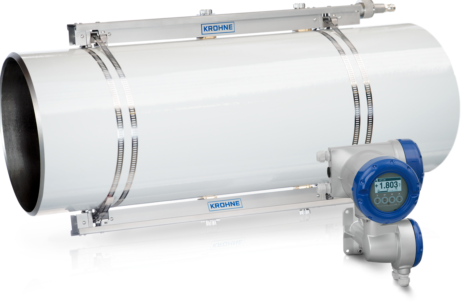 OPTISONIC 6300 Ultrasonic clamp-on flowmeter OPTISONIC 6300 W – Version with wall-mounted converter