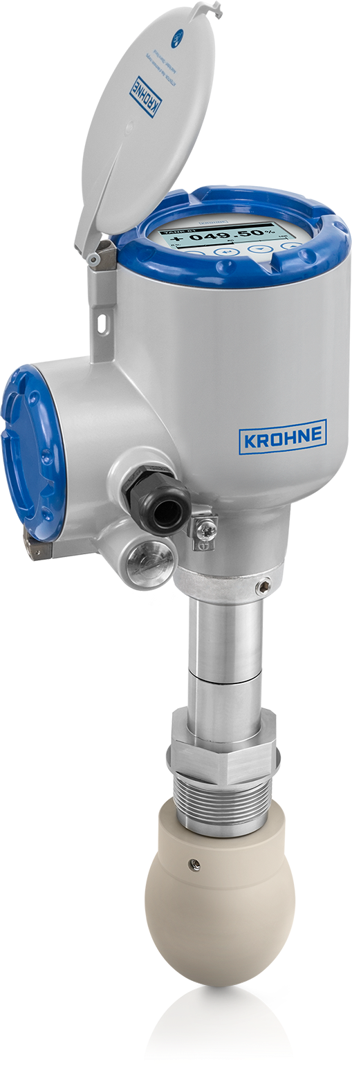 Radar (FMCW) level transmitter OPTIWAVE 7400 – Version with Drop antenna and thread connection