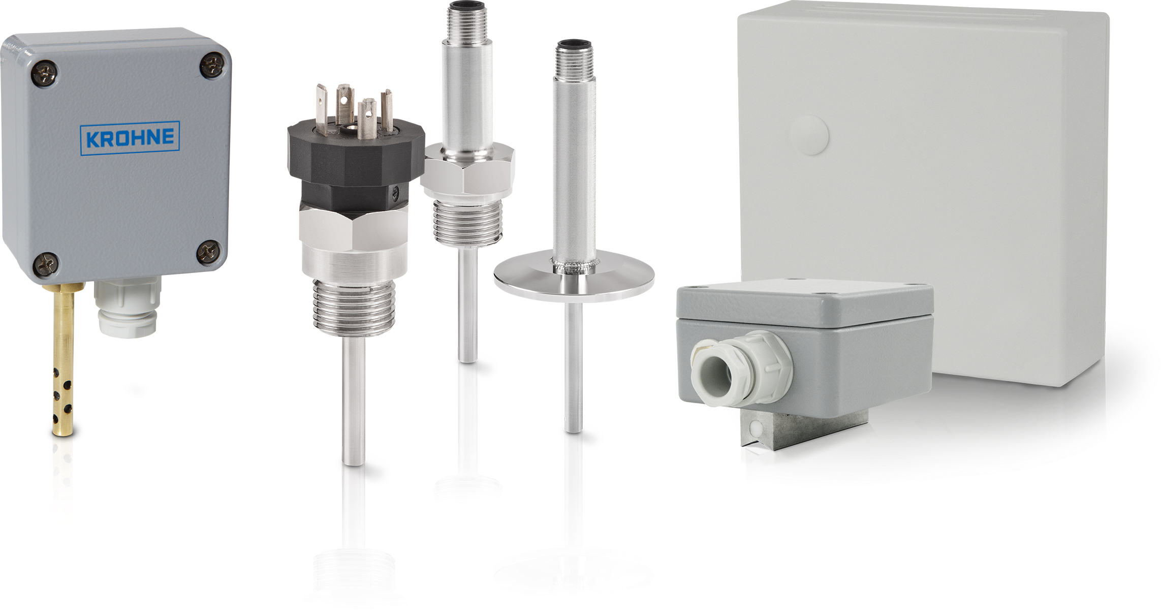 Kompakt-Temperaturfühler (RTD) A collection of resistance (rtd) compact sensors from KROHNE